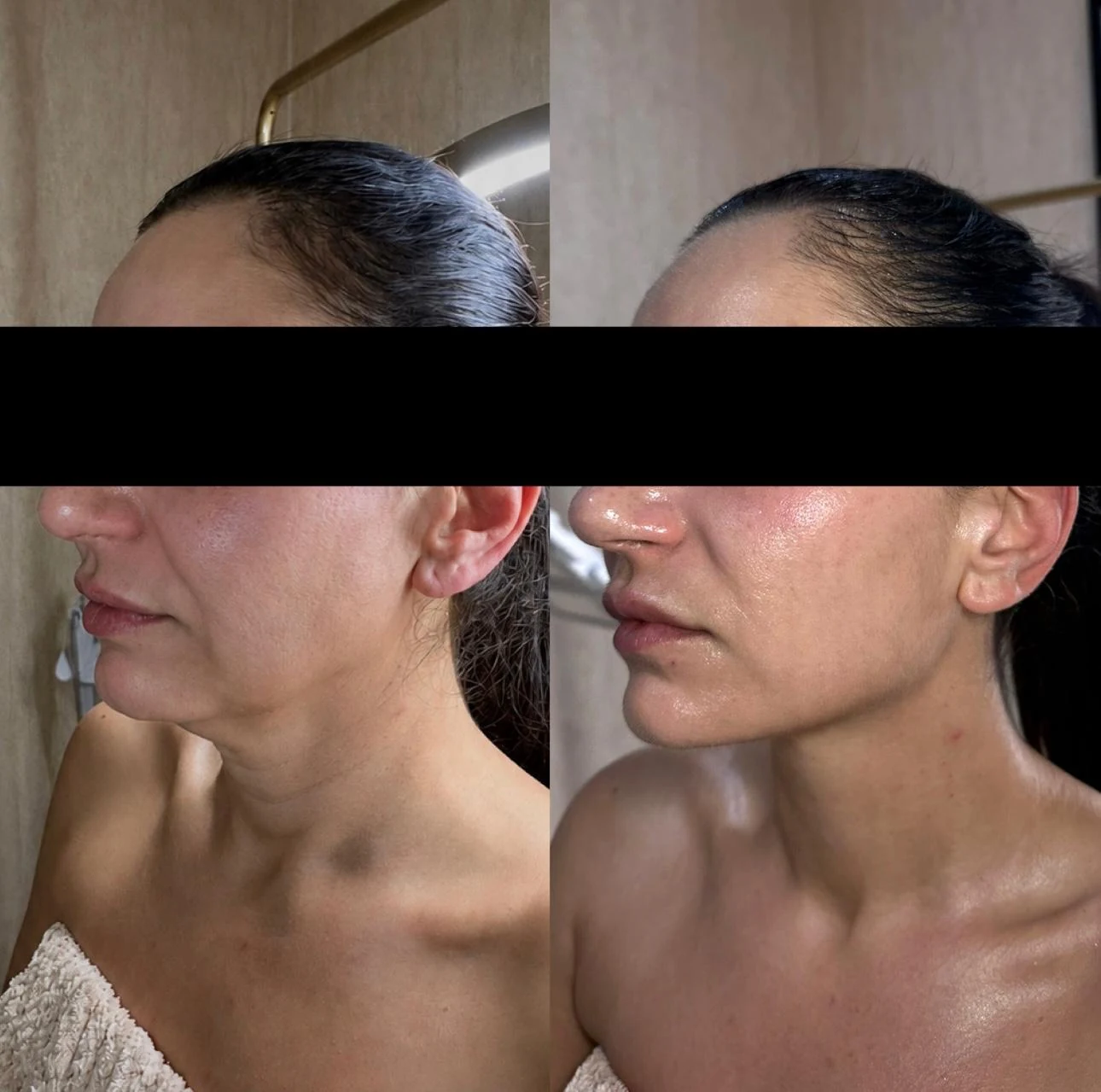 Side-by-side Saint Serene client result comparison