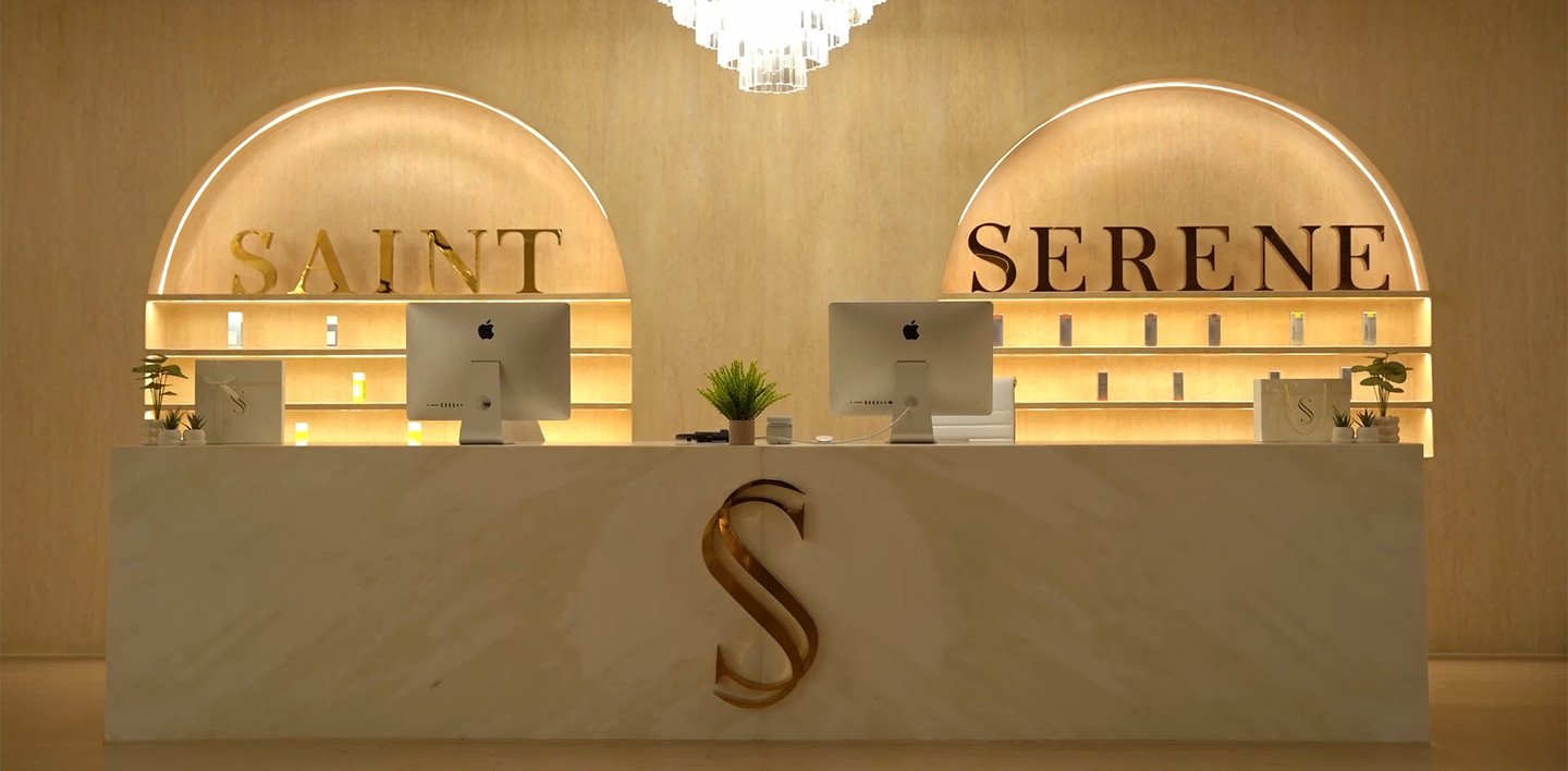 Saint Serene reception and front desk